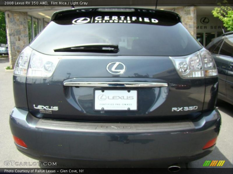 Flint Mica / Light Gray 2008 Lexus RX 350 AWD