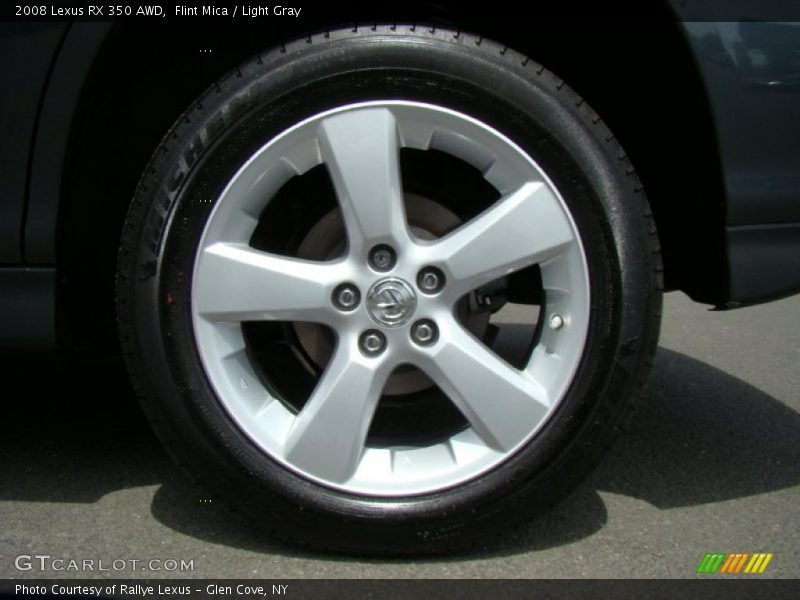 Flint Mica / Light Gray 2008 Lexus RX 350 AWD