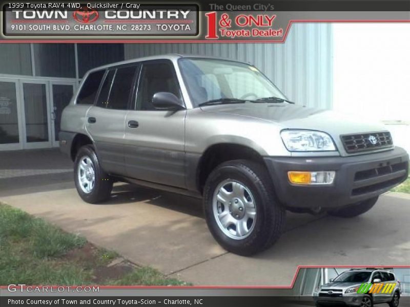 Quicksilver / Gray 1999 Toyota RAV4 4WD