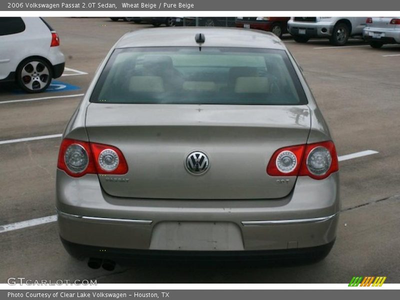 Wheat Beige / Pure Beige 2006 Volkswagen Passat 2.0T Sedan