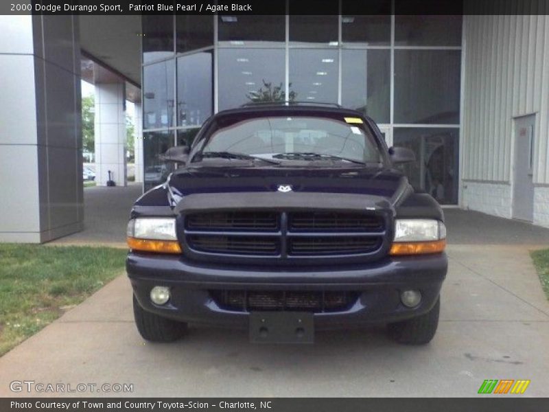 Patriot Blue Pearl / Agate Black 2000 Dodge Durango Sport