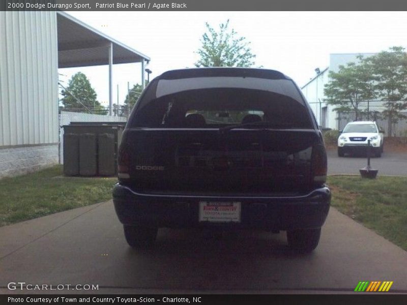 Patriot Blue Pearl / Agate Black 2000 Dodge Durango Sport