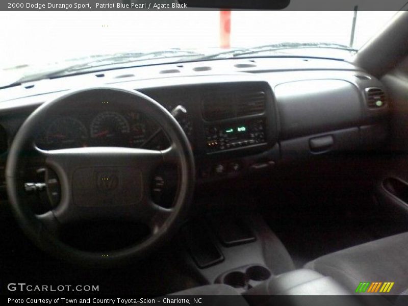 Patriot Blue Pearl / Agate Black 2000 Dodge Durango Sport