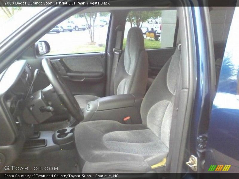 Patriot Blue Pearl / Agate Black 2000 Dodge Durango Sport