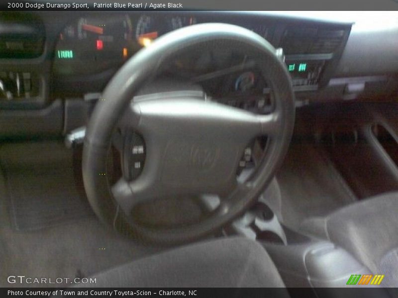 Patriot Blue Pearl / Agate Black 2000 Dodge Durango Sport