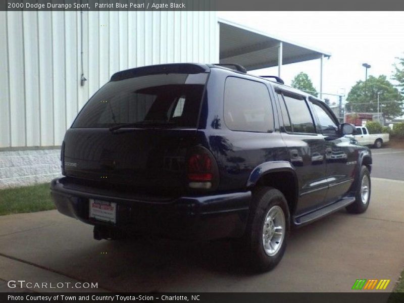 Patriot Blue Pearl / Agate Black 2000 Dodge Durango Sport