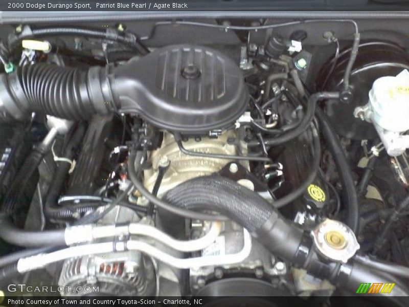 Patriot Blue Pearl / Agate Black 2000 Dodge Durango Sport