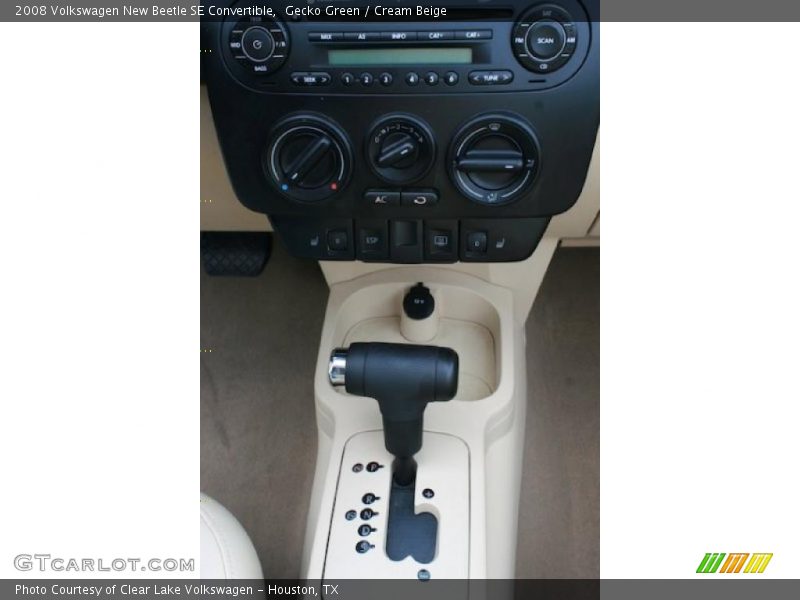 Gecko Green / Cream Beige 2008 Volkswagen New Beetle SE Convertible