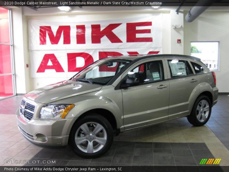 Light Sandstone Metallic / Dark Slate Gray/Medium Graystone 2010 Dodge Caliber Mainstreet