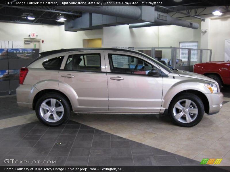 Light Sandstone Metallic / Dark Slate Gray/Medium Graystone 2010 Dodge Caliber Mainstreet
