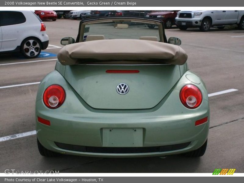 Gecko Green / Cream Beige 2008 Volkswagen New Beetle SE Convertible