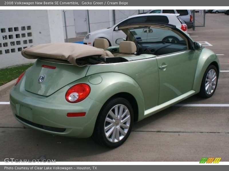 Gecko Green / Cream Beige 2008 Volkswagen New Beetle SE Convertible