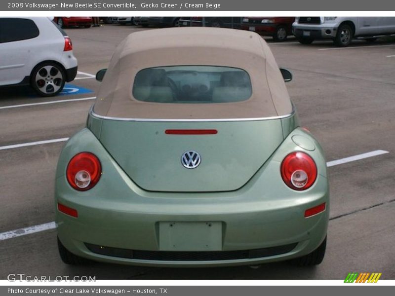 Gecko Green / Cream Beige 2008 Volkswagen New Beetle SE Convertible