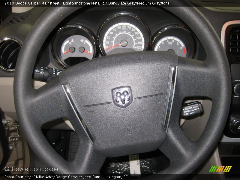 Light Sandstone Metallic / Dark Slate Gray/Medium Graystone 2010 Dodge Caliber Mainstreet