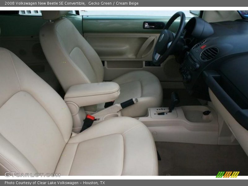 Gecko Green / Cream Beige 2008 Volkswagen New Beetle SE Convertible