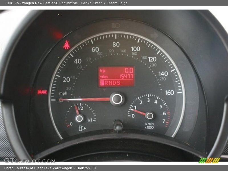 Gecko Green / Cream Beige 2008 Volkswagen New Beetle SE Convertible