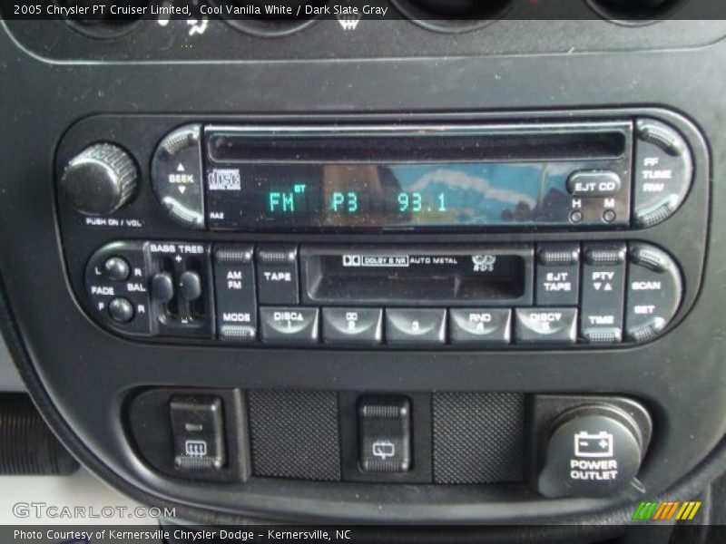 Cool Vanilla White / Dark Slate Gray 2005 Chrysler PT Cruiser Limited