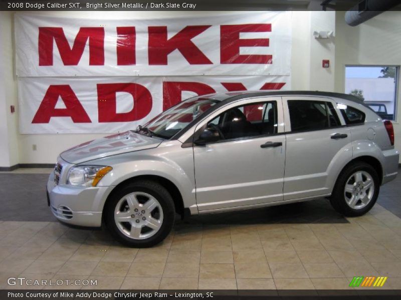 Bright Silver Metallic / Dark Slate Gray 2008 Dodge Caliber SXT