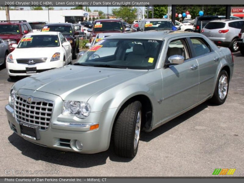 Linen Gold Metallic / Dark Slate Gray/Light Graystone 2006 Chrysler 300 C HEMI