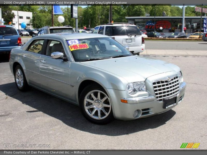 Linen Gold Metallic / Dark Slate Gray/Light Graystone 2006 Chrysler 300 C HEMI