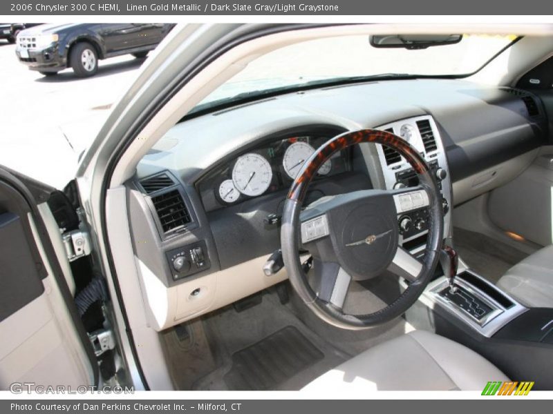Linen Gold Metallic / Dark Slate Gray/Light Graystone 2006 Chrysler 300 C HEMI