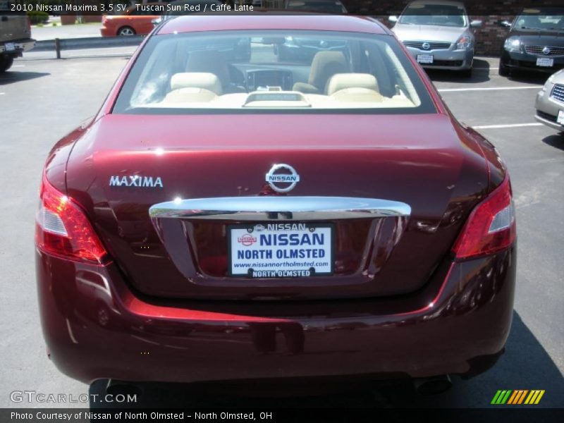 Tuscan Sun Red / Caffe Latte 2010 Nissan Maxima 3.5 SV