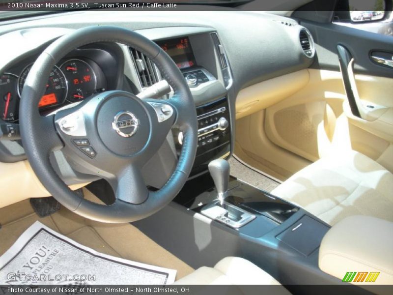 Tuscan Sun Red / Caffe Latte 2010 Nissan Maxima 3.5 SV