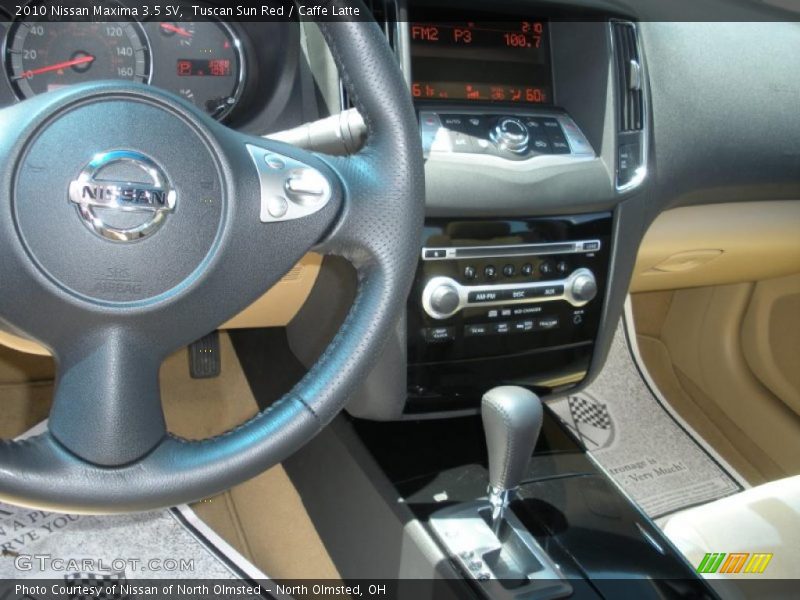 Tuscan Sun Red / Caffe Latte 2010 Nissan Maxima 3.5 SV
