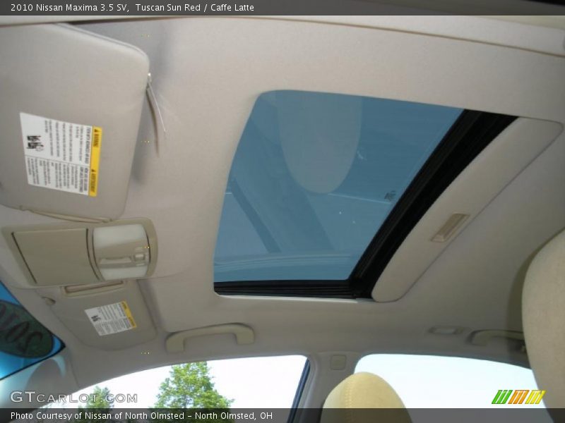 Tuscan Sun Red / Caffe Latte 2010 Nissan Maxima 3.5 SV