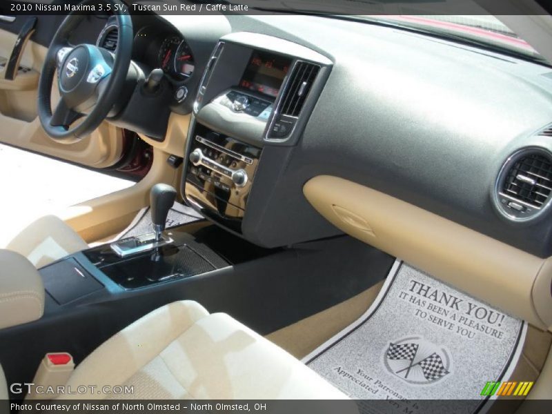 Tuscan Sun Red / Caffe Latte 2010 Nissan Maxima 3.5 SV