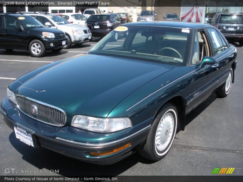 Emerald Green Pearl / Taupe 1998 Buick LeSabre Custom