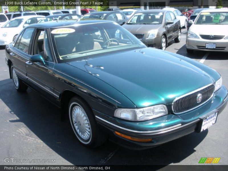 Emerald Green Pearl / Taupe 1998 Buick LeSabre Custom