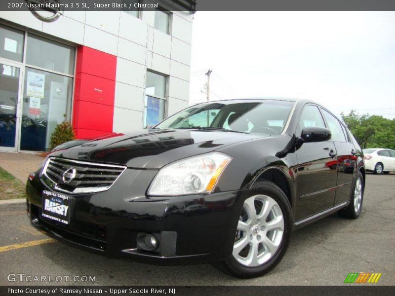Super Black / Charcoal 2007 Nissan Maxima 3.5 SL
