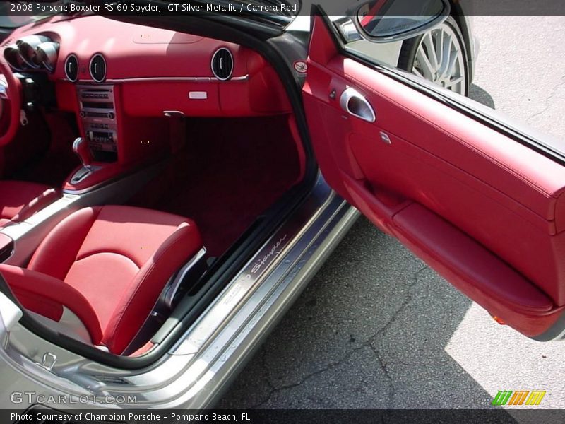 GT Silver Metallic / Carrera Red 2008 Porsche Boxster RS 60 Spyder