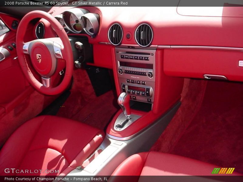 GT Silver Metallic / Carrera Red 2008 Porsche Boxster RS 60 Spyder