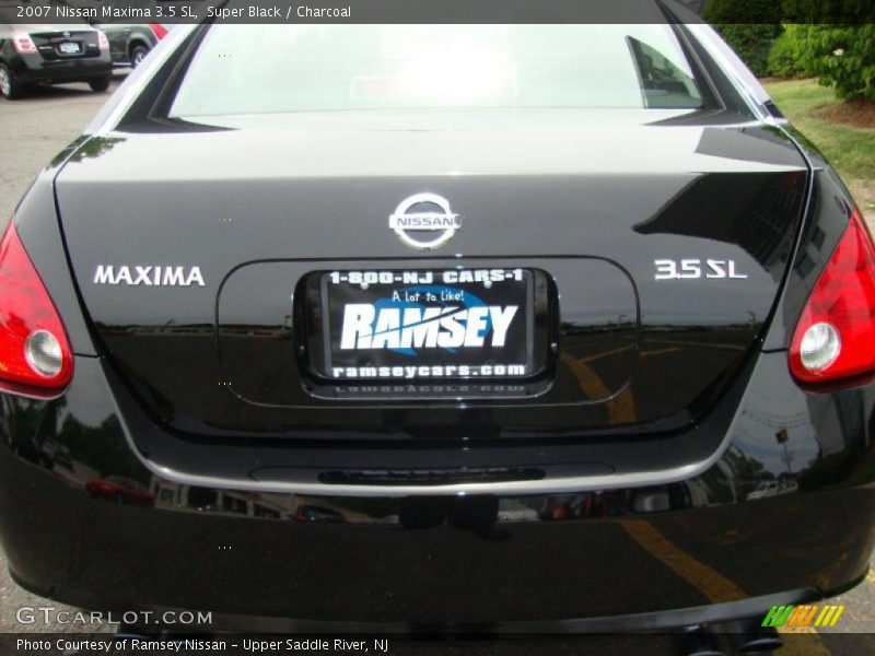 Super Black / Charcoal 2007 Nissan Maxima 3.5 SL