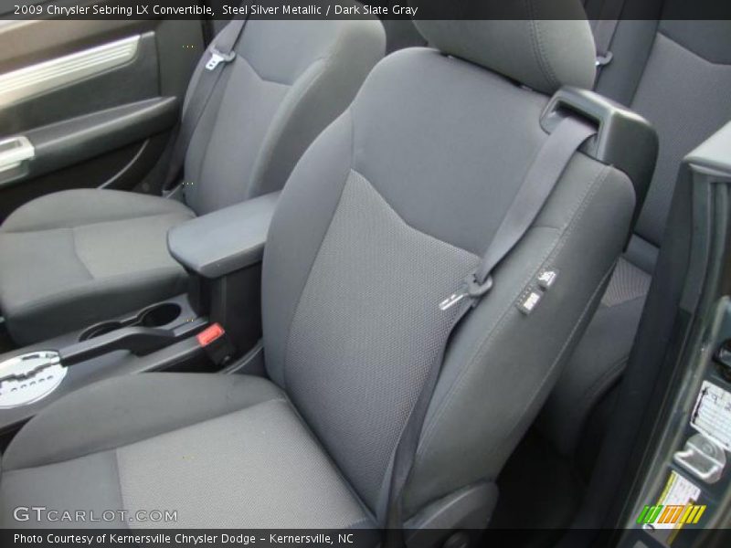 Steel Silver Metallic / Dark Slate Gray 2009 Chrysler Sebring LX Convertible
