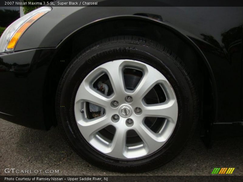 Super Black / Charcoal 2007 Nissan Maxima 3.5 SL