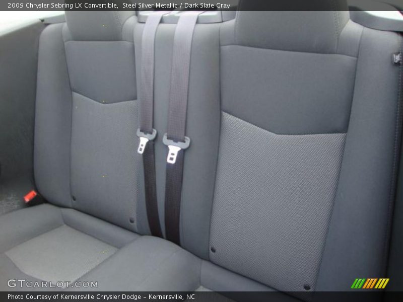 Steel Silver Metallic / Dark Slate Gray 2009 Chrysler Sebring LX Convertible