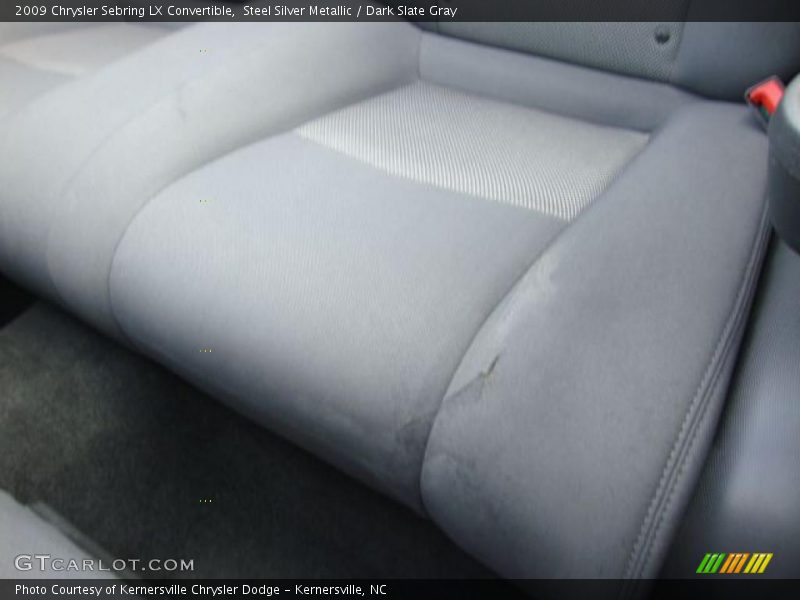 Steel Silver Metallic / Dark Slate Gray 2009 Chrysler Sebring LX Convertible