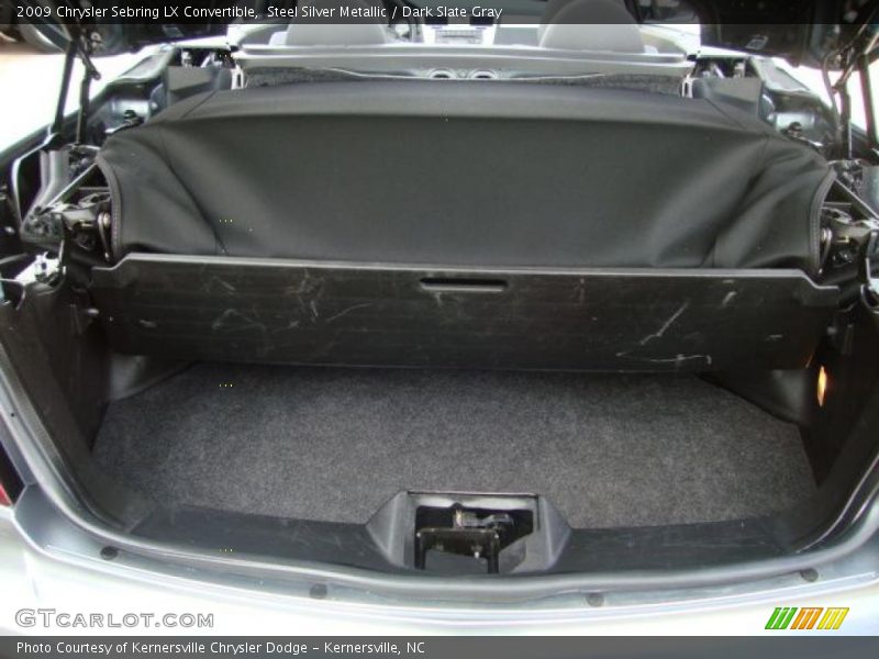 Steel Silver Metallic / Dark Slate Gray 2009 Chrysler Sebring LX Convertible