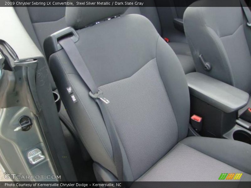 Steel Silver Metallic / Dark Slate Gray 2009 Chrysler Sebring LX Convertible