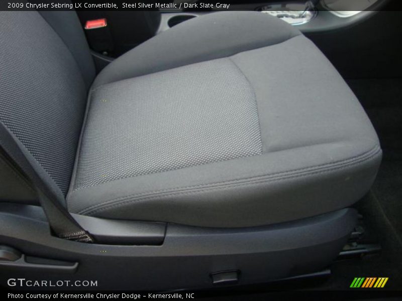 Steel Silver Metallic / Dark Slate Gray 2009 Chrysler Sebring LX Convertible
