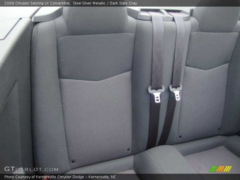 Steel Silver Metallic / Dark Slate Gray 2009 Chrysler Sebring LX Convertible