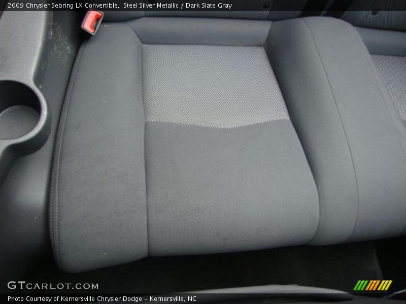 Steel Silver Metallic / Dark Slate Gray 2009 Chrysler Sebring LX Convertible