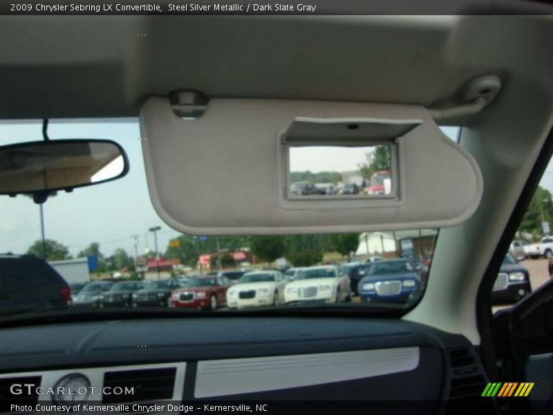 Steel Silver Metallic / Dark Slate Gray 2009 Chrysler Sebring LX Convertible