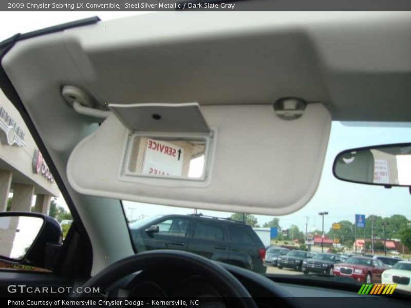 Steel Silver Metallic / Dark Slate Gray 2009 Chrysler Sebring LX Convertible