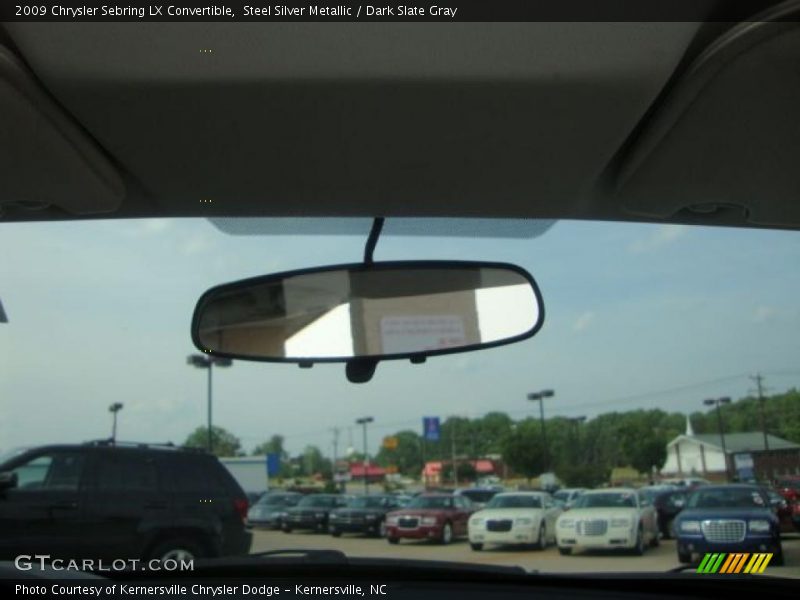 Steel Silver Metallic / Dark Slate Gray 2009 Chrysler Sebring LX Convertible
