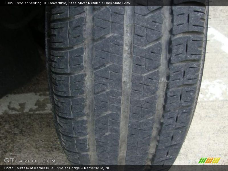Steel Silver Metallic / Dark Slate Gray 2009 Chrysler Sebring LX Convertible