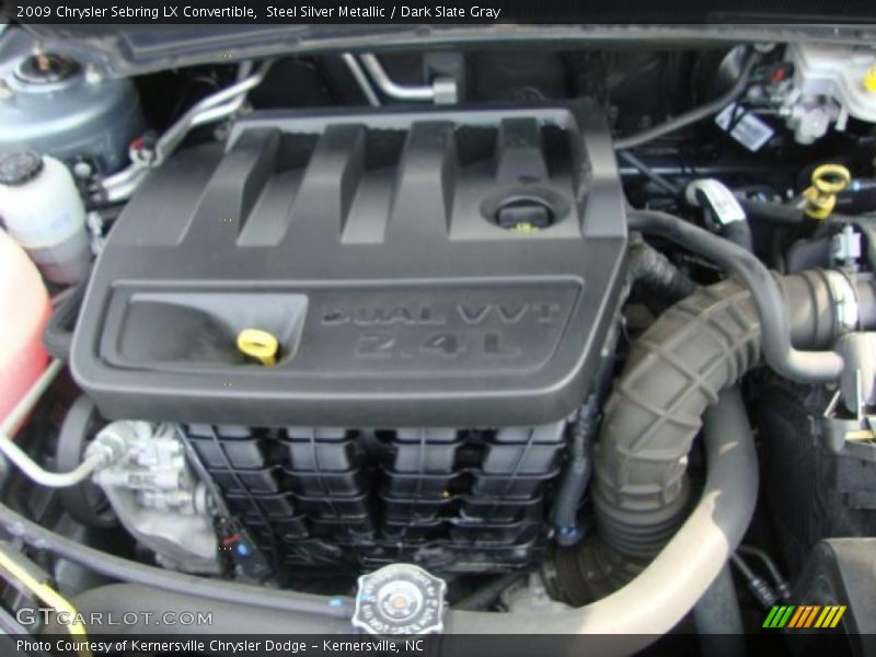 Steel Silver Metallic / Dark Slate Gray 2009 Chrysler Sebring LX Convertible